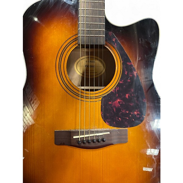 Used Yamaha FX335C Sunburst Acoustic Electric Guitar