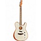 Used Fender Acoustasonic Player Telecaster Arctic White Acoustic Electric Guitar thumbnail
