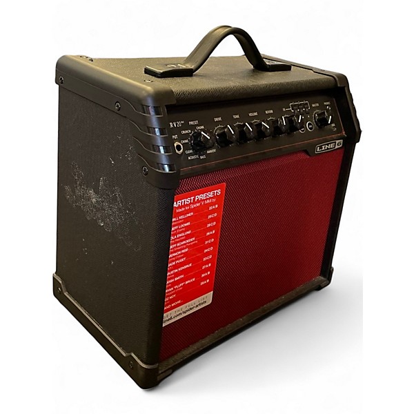 Used Line 6 Spider V 20 MkII 20w 1x8 Guitar Combo Amp