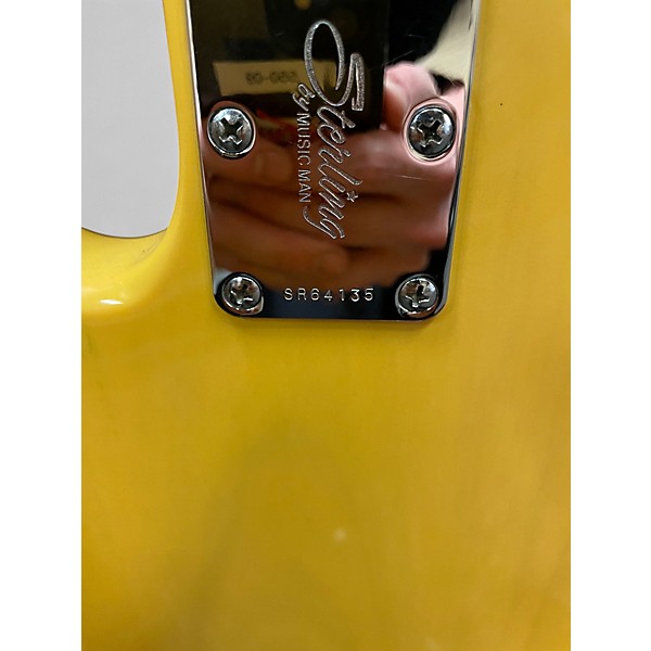 Used Sterling by Music Man RAY24CA Yellow Electric Bass Guitar