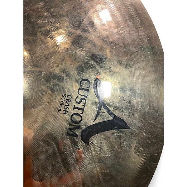 Used Zildjian 15in A Custom Crash Cymbal