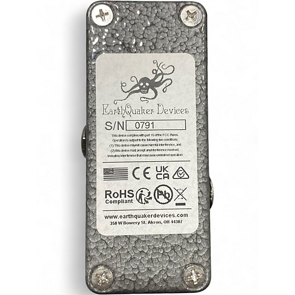 Used EarthQuaker Devices Black Eye Jr Clean Boost Effect Pedal
