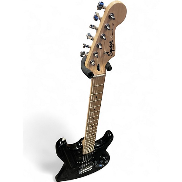 Used Squier Bullet Stratocaster HSS Black Solid Body Electric Guitar