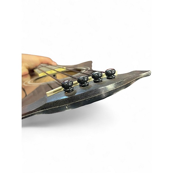 Used Ibanez AEB5E Black Acoustic Bass Guitar