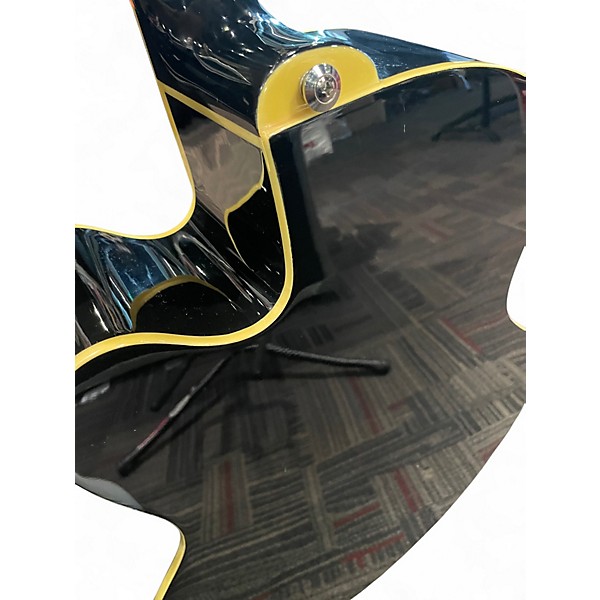 Used Ibanez AEB5E Black Acoustic Bass Guitar