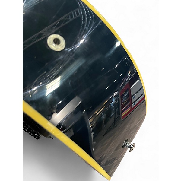 Used Ibanez AEB5E Black Acoustic Bass Guitar