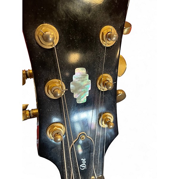 Used Epiphone Dot Deluxe Flametop 2 Color Sunburst Hollow Body Electric Guitar