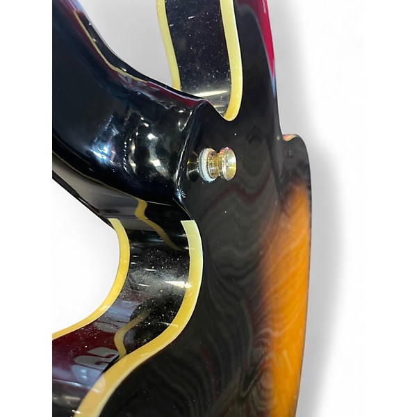 Used Epiphone Dot Deluxe Flametop 2 Color Sunburst Hollow Body Electric Guitar