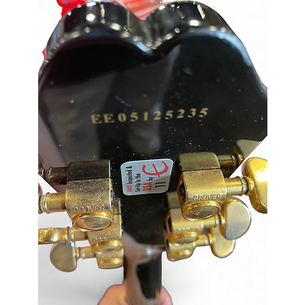 Used Epiphone Dot Deluxe Flametop 2 Color Sunburst Hollow Body Electric Guitar