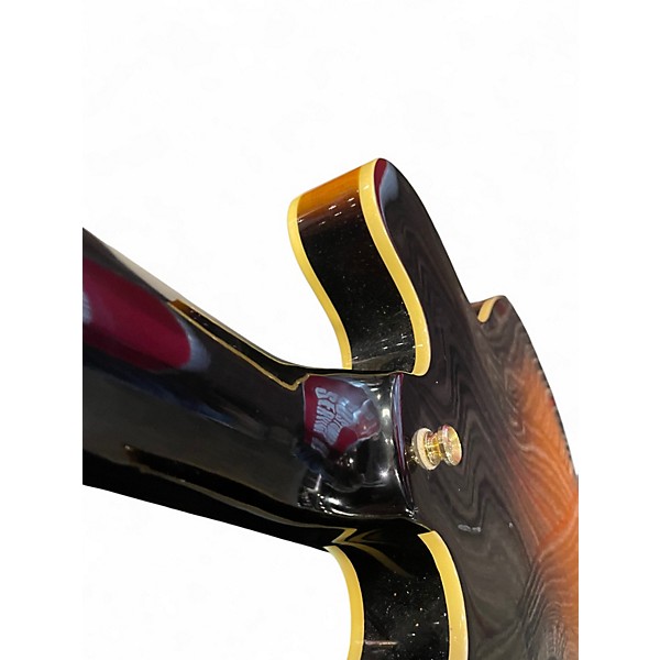 Used Epiphone Dot Deluxe Flametop 2 Color Sunburst Hollow Body Electric Guitar