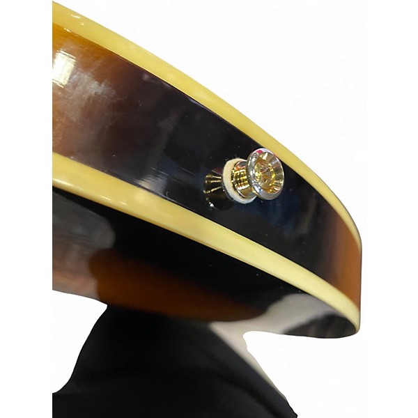 Used Epiphone Dot Deluxe Flametop 2 Color Sunburst Hollow Body Electric Guitar