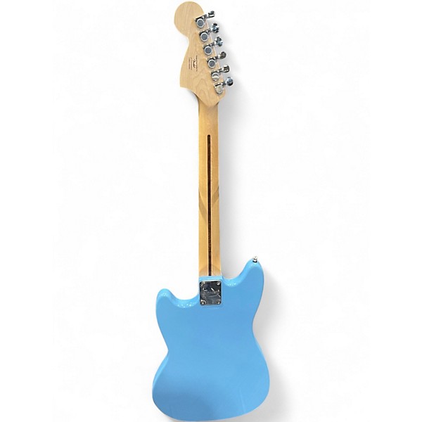 Used Squier Bullet Mustang HH Daphne Blue Solid Body Electric Guitar
