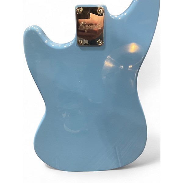 Used Squier Bullet Mustang HH Daphne Blue Solid Body Electric Guitar