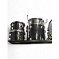 Used Rogers 5 Piece 5 Piece Drum Kit Black Drum Kit
