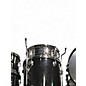 Used Rogers 5 Piece 5 Piece Drum Kit Black Drum Kit