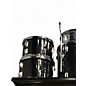 Used Rogers 5 Piece 5 Piece Drum Kit Black Drum Kit