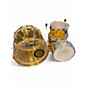 Used Pearl 3 Piece CRYSTAL BEAT TANGERINE GLASS Drum Kit thumbnail