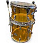 Used Pearl 3 Piece CRYSTAL BEAT TANGERINE GLASS Drum Kit