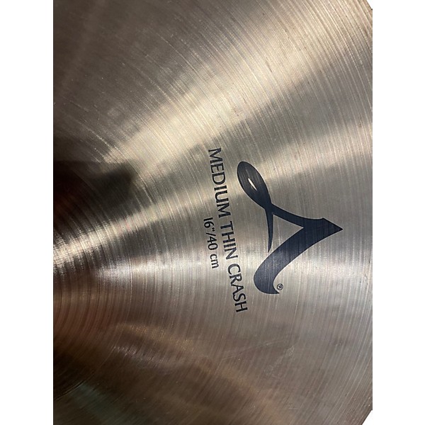 Used Zildjian 16in A Custom Medium Crash Cymbal