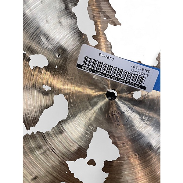 Used Zildjian 18in HH CRASH  Cymbal