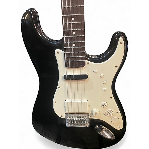 Used Squier Stratocaster RockBand midi Controller Black Solid Body Electric Guitar