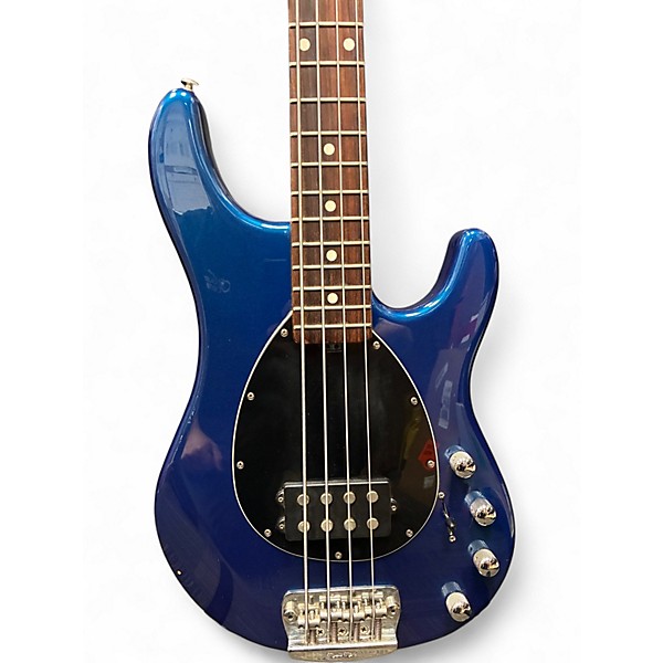 Used Ernie Ball Music Man Sterling 4 String Blue Pearl Electric Bass Guitar