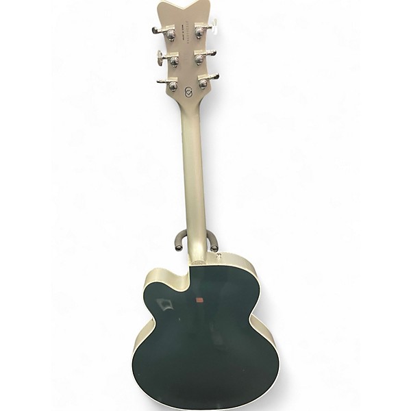 Used 2025 Gretsch Guitars G6136T Platnium Turquoise Hollow Body Electric Guitar