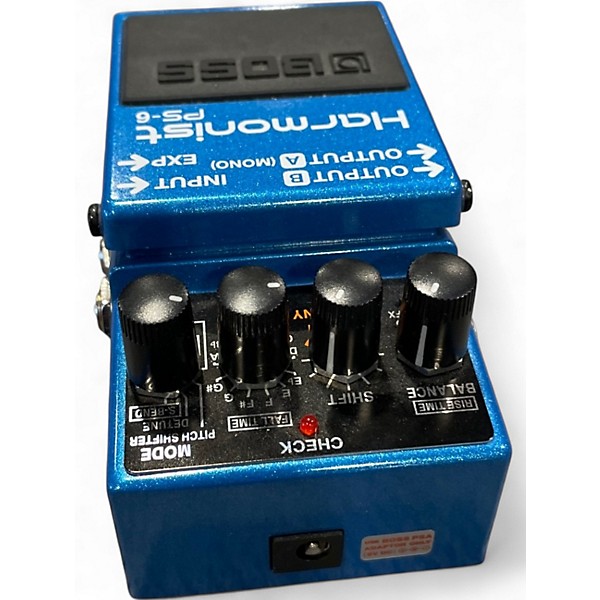 Used BOSS PS6 Harmonist Effect Pedal