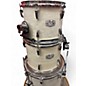Used Pearl 4 Piece EXR Export Series White Oyster Drum Kit