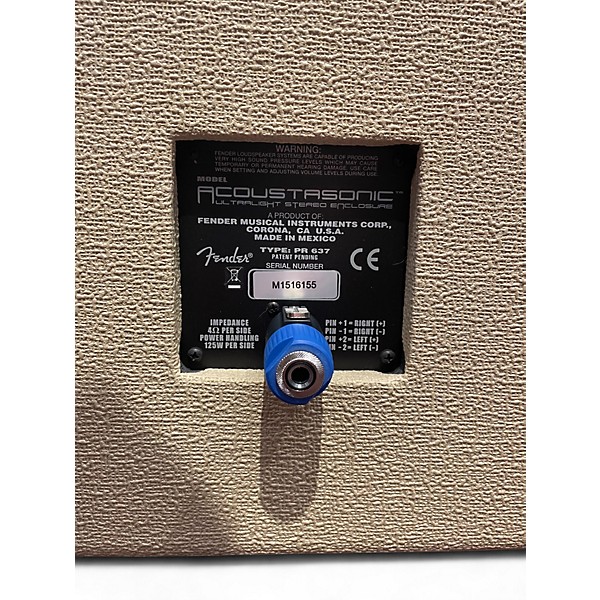 Used Fender ACOUSTASONIC ULTRALIGHT STEREO ENCLOSURE Guitar Cabinet