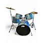 Used PDP by DW 5 Piece ENCORE BLUE SPARKLE Drum Kit thumbnail