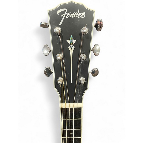 Used Fender Paramount 220E  Natural Acoustic Electric Guitar