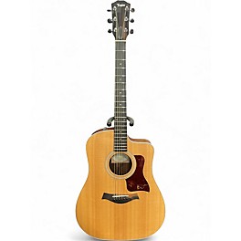Used Taylor 210CE Natural Acoustic Electric Guitar