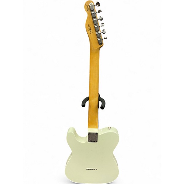 Used Fender Custom Shop Jimmy Page Telecaster White Solid Body Electric Guitar