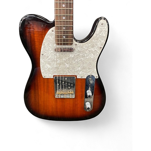 Used 2000s Fender special edition KOA telecaster 2 Tone Sunburst Solid Body Electric Guitar