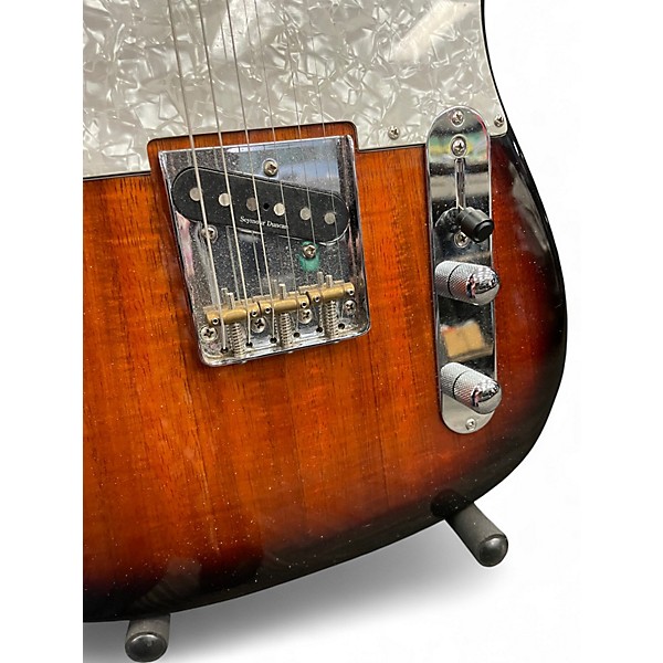 Used 2000s Fender special edition KOA telecaster 2 Tone Sunburst Solid Body Electric Guitar