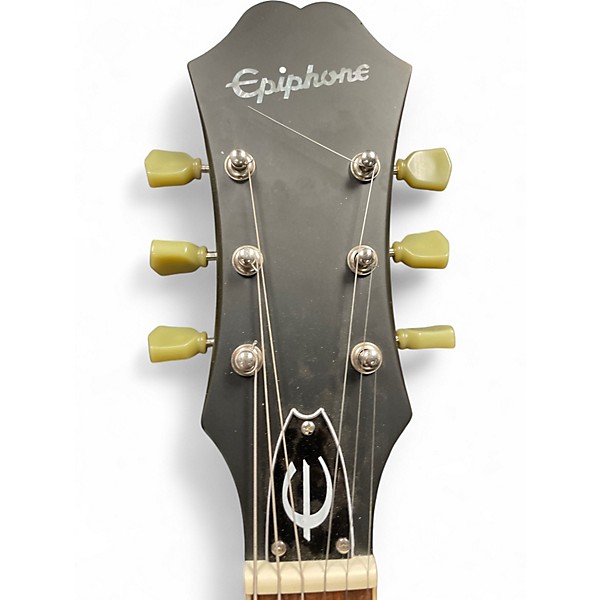 Used Epiphone CASINO WORN Royal Olive Hollow Body Electric Guitar