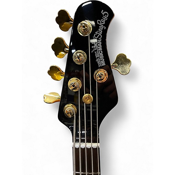 Used Ernie Ball Music Man StingRay 5 Special HH Black Electric Bass Guitar