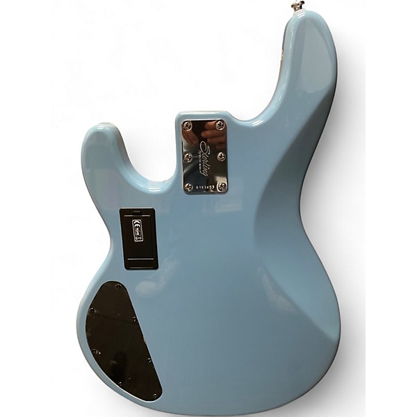 Used Sterling by Music Man StingRay Sub Series Sky Blue Electric Bass Guitar
