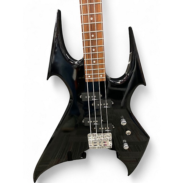 Used B.C. Rich platinum series beast Black Electric Bass Guitar
