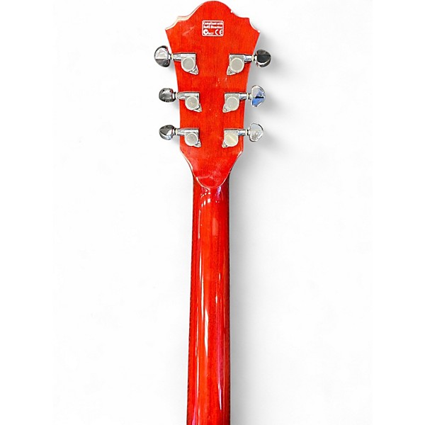 Used Ibanez AF75D Trans Orange Hollow Body Electric Guitar