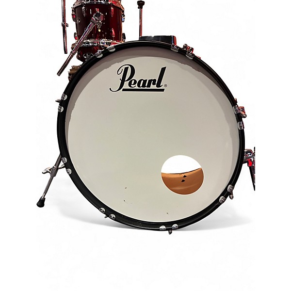 Used Pearl 5 Piece ROADSHOW WINE RED Drum Kit