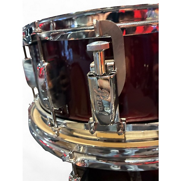 Used Pearl 5 Piece ROADSHOW WINE RED Drum Kit