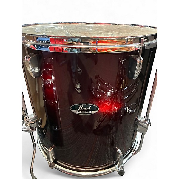 Used Pearl 5 Piece ROADSHOW WINE RED Drum Kit