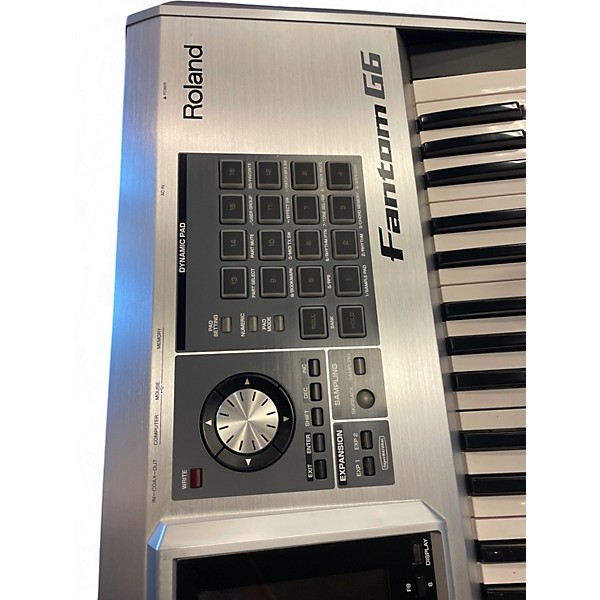 Used Roland Fantom G6 61 Key Keyboard Workstation