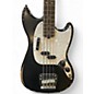Used Fender Justin Meldal Road Worn Mustang Bass Black Electric Bass Guitar