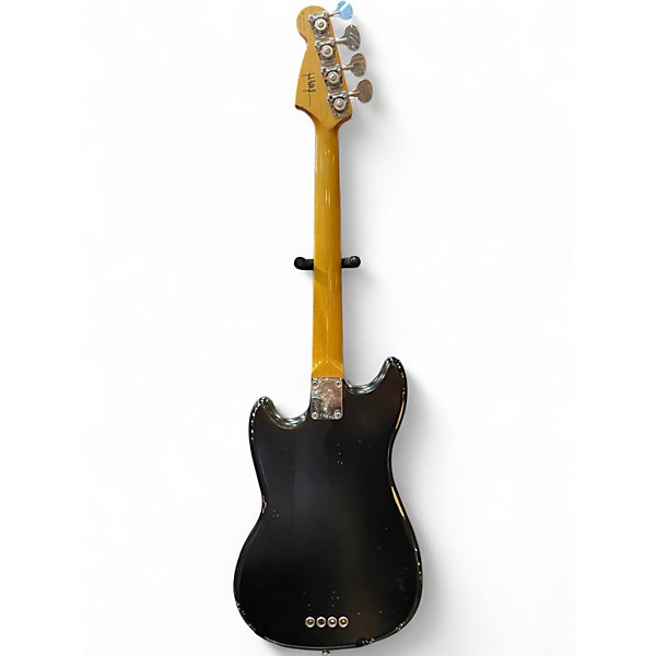 Used Fender Justin Meldal Road Worn Mustang Bass Black Electric Bass Guitar
