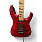 Used Jackson JS34Q Trans Red Solid Body Electric Guitar
