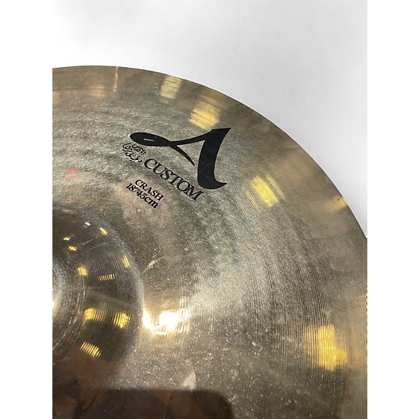 Used Zildjian 18in A Custom Crash Cymbal