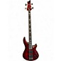 Used Schecter Guitar Research Omen 4 String Crimson Red Trans Electric Bass Guitar thumbnail